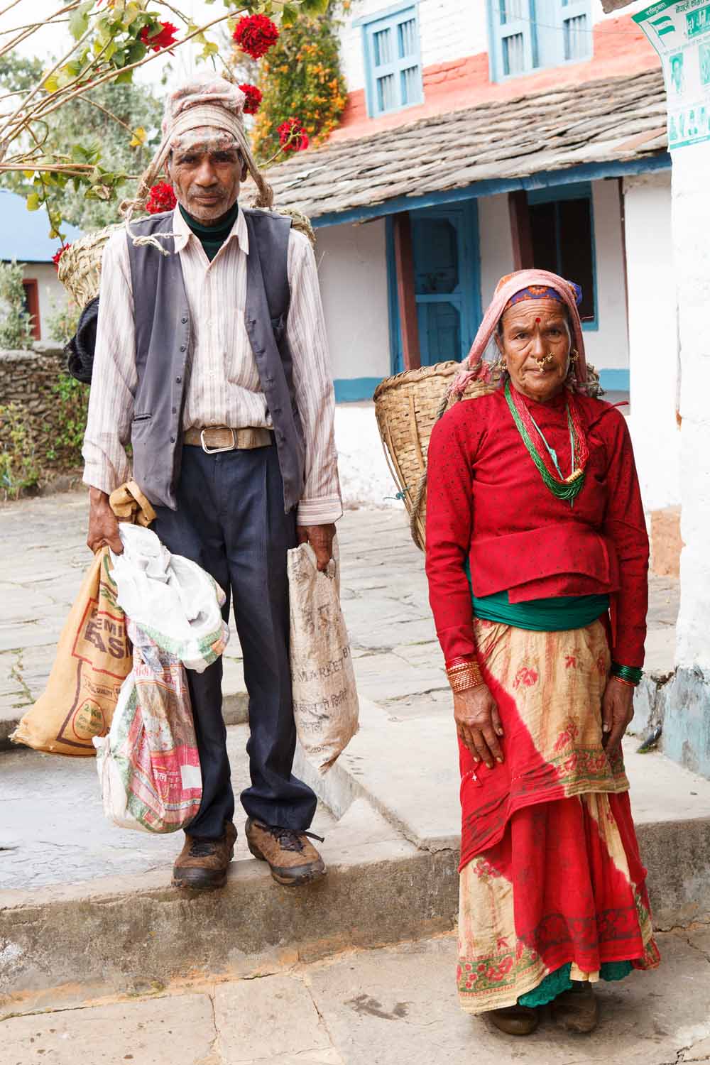 A travelling salesman - one of the micro loan recipients