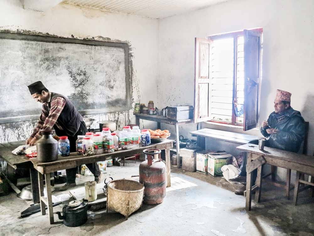 The canteen at Panchamul School