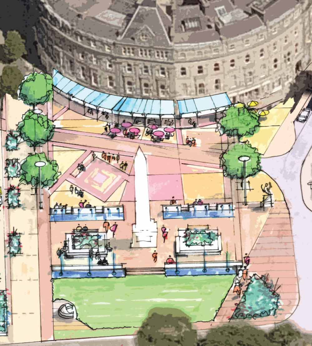 Cenotaph and Montpellier Parade