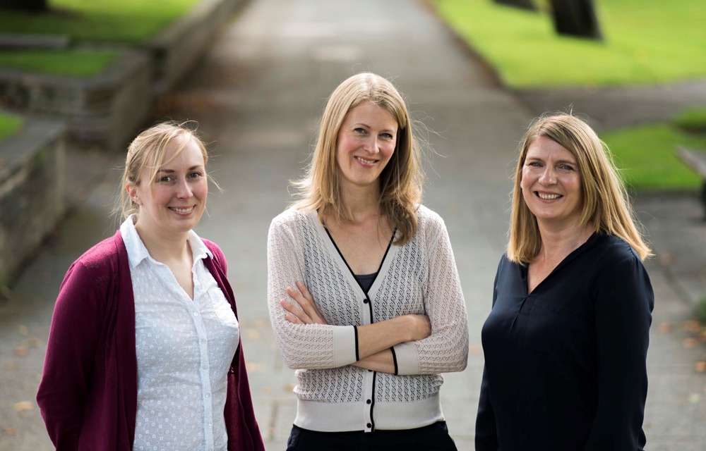 Vicky Carr, Katie Oxtoby and Jenni Moulson