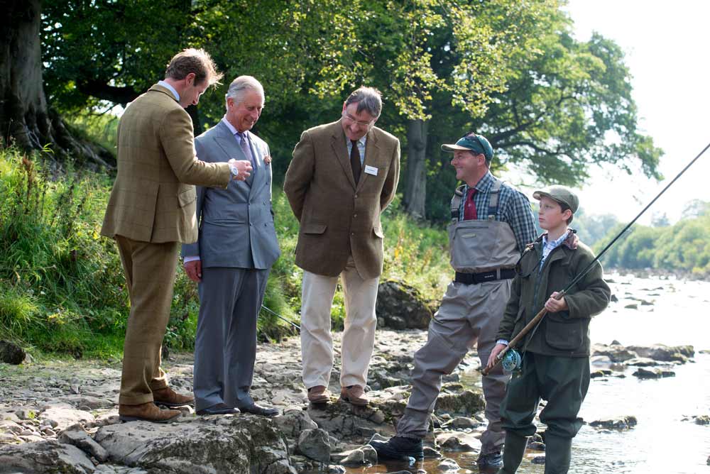 Prince Charles and Ure Salmon Trust