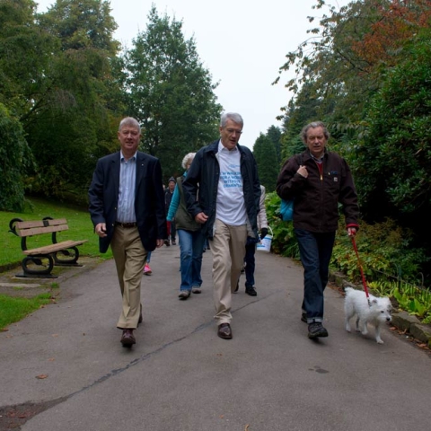 Mike Chambers, Harrogate Borough Council Cabinet Member for Housing and Safer Communities, Andrew Jones MP, John Middleton, Emmerdale actor
