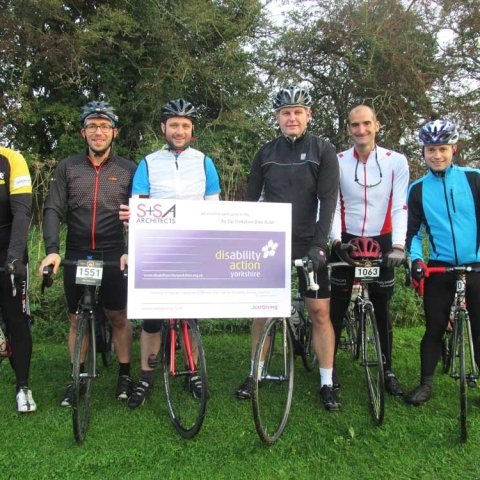 S+SA-Architects’ Cycle Challenge Raises Hundreds Of Pounds For Disability Action Yorkshire
