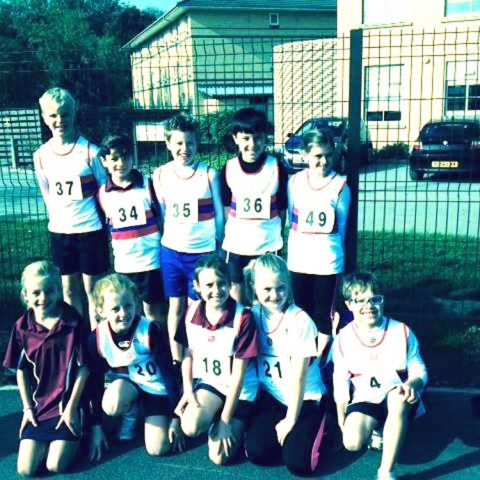 Belmont Grosvenor School biathlethes