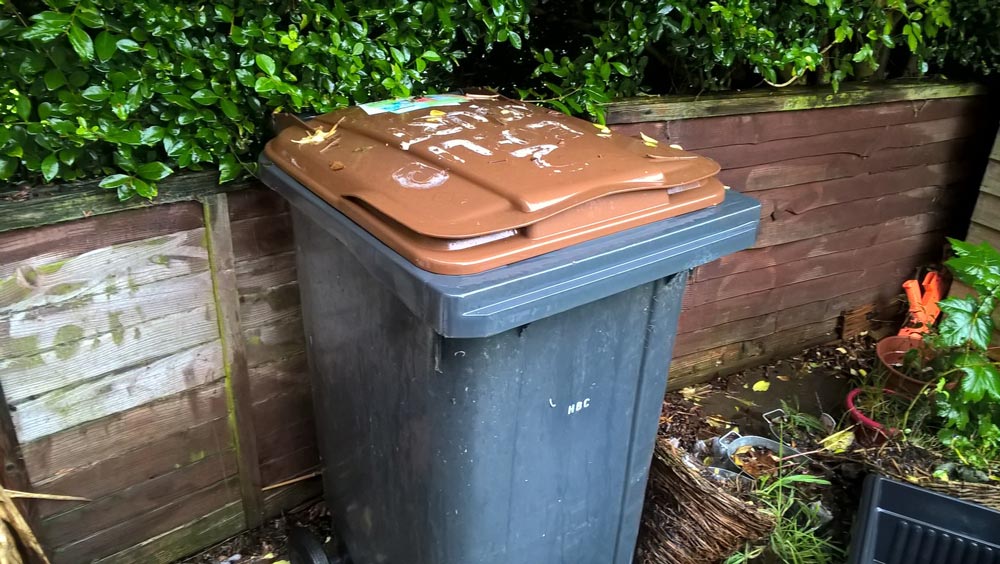 brown bin