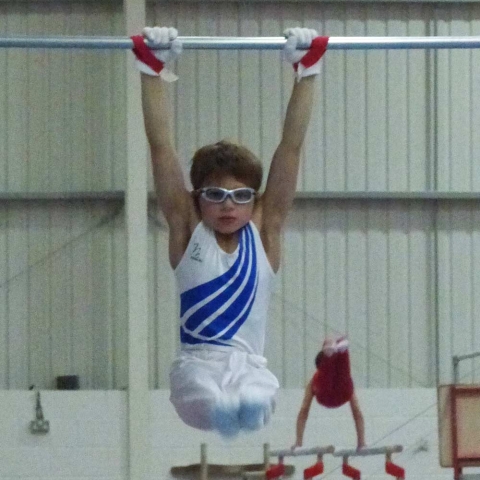Robert Kidd, 8, a pupil at Belmont Grosvenor School, competing at the Yorkshire Championships