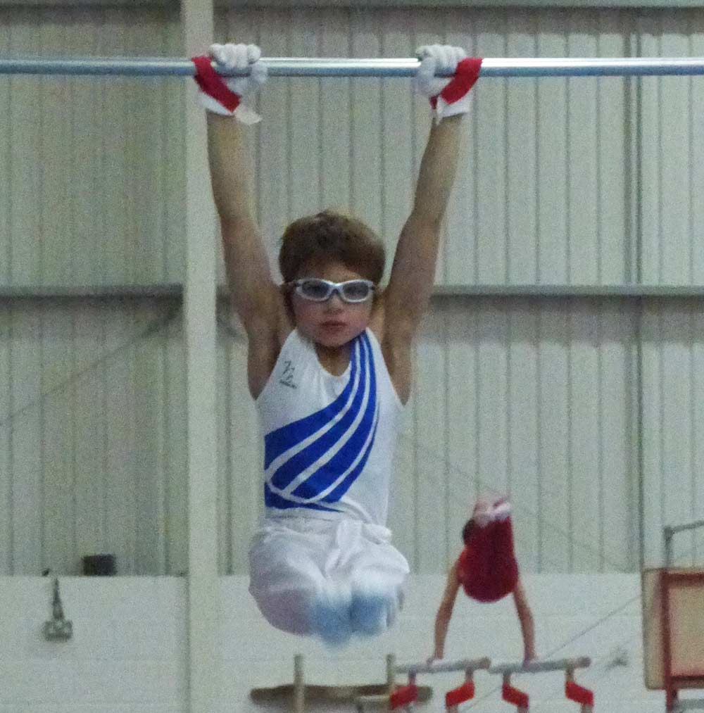 Robert Kidd, 8, a pupil at Belmont Grosvenor School, competing at the Yorkshire Championships