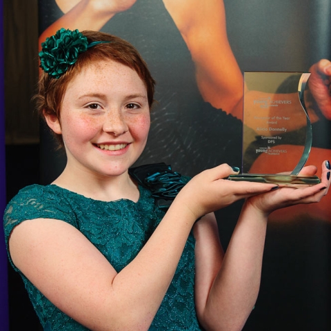 Youngster of the Year, 11-year-old Alicia Donnelly of Harrogate