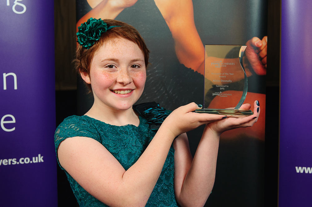 Youngster of the Year, 11-year-old Alicia Donnelly of Harrogate
