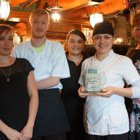 White Bear Hotel’s Food Wins It Prestigious Herriot Country Award