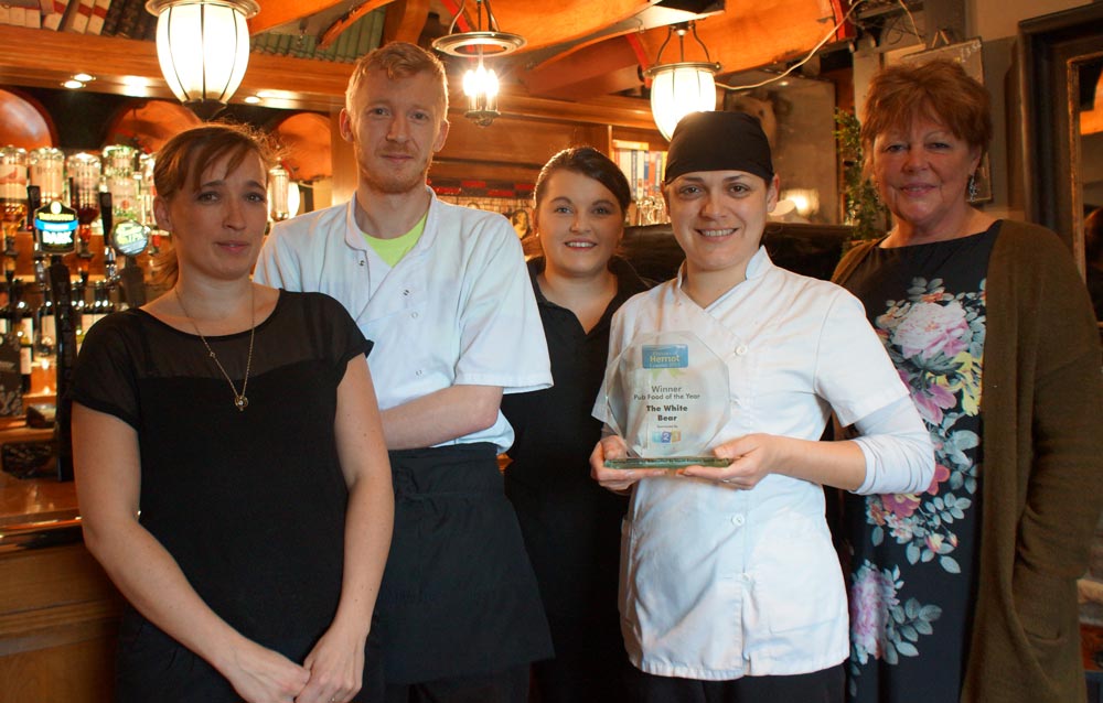 White Bear Hotel’s Food Wins It Prestigious Herriot Country Award