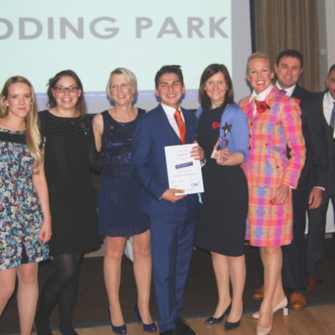 The winning team from Rudding Park