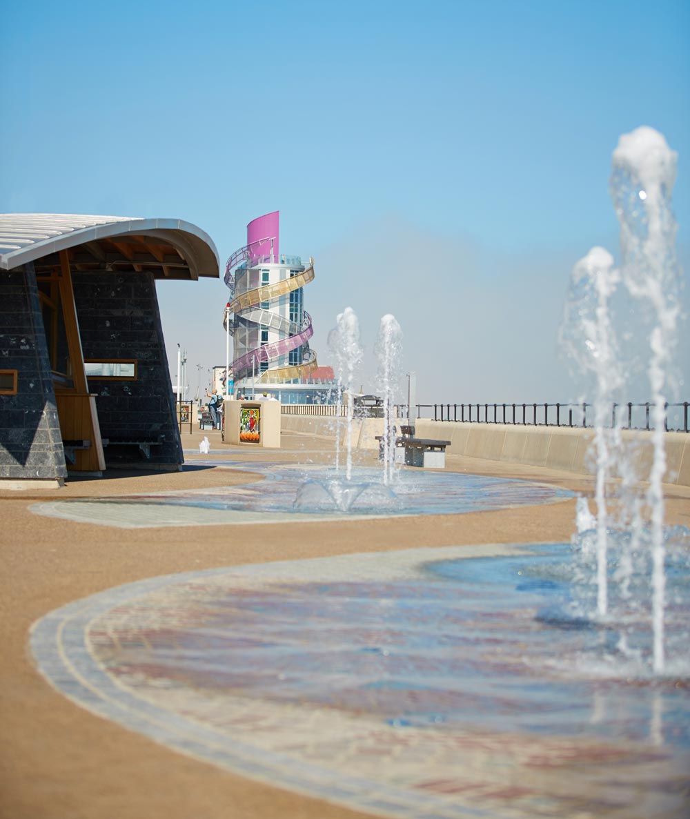 The Redcar Seafront Flood Alleviation and Landscaping Scheme, including the striking Redcar Beacon, has won a prestigious SPACES award for seven architecture and landscape architects Smeedon Foreman