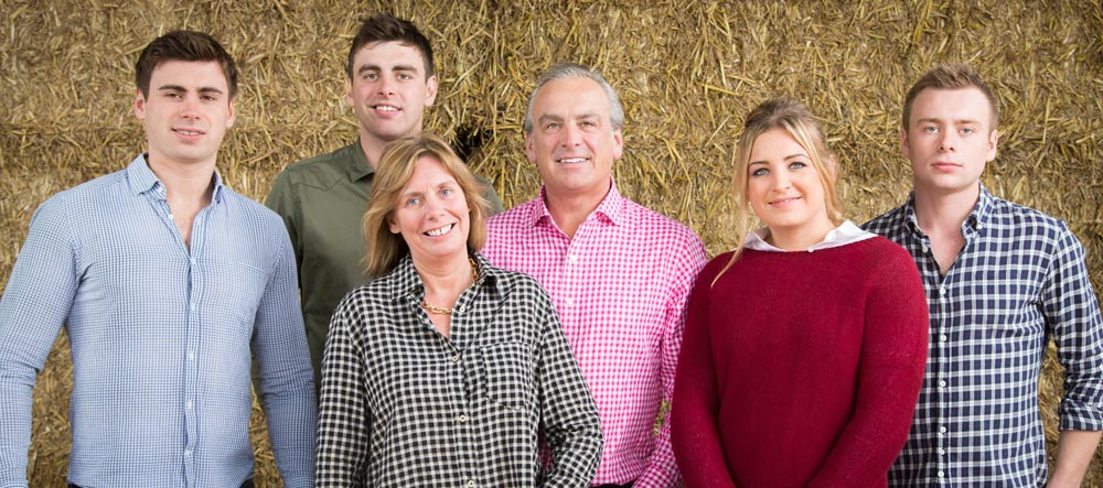 Andrew and Debbie Keeble of HECK with family