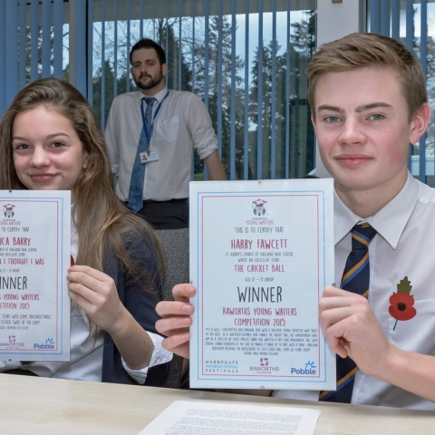 Jessica Barry and Harry Fawcett St Aidans Harrogate