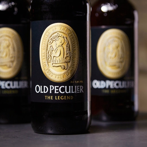 The new look Theakston’s Old Peculier label