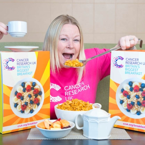 Harrogate Fundraising Manager Rachel Speight-McGregor, is calling on people to make their breakfast bigger and better than ever as part of Britain’s Biggest Breakfast for Cancer Research UK