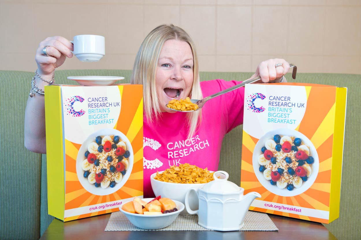 Harrogate Fundraising Manager Rachel Speight-McGregor, is calling on people to make their breakfast bigger and better than ever as part of Britain’s Biggest Breakfast for Cancer Research UK