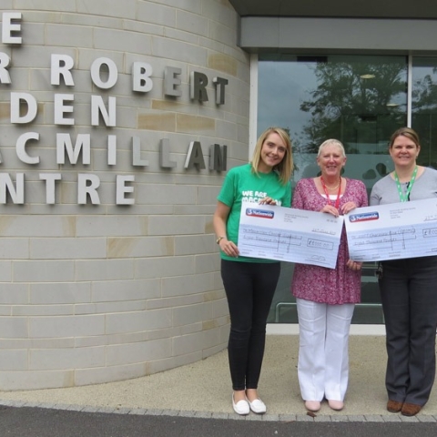 Michaela Ryder - Macmillan Fundraising Manager for North Yorkshire, Colette Lain - Chair of the Spring Ball Committee 2015, and Sarah Grant