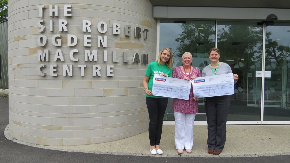 Michaela Ryder - Macmillan Fundraising Manager for North Yorkshire, Colette Lain - Chair of the Spring Ball Committee 2015, and Sarah Grant