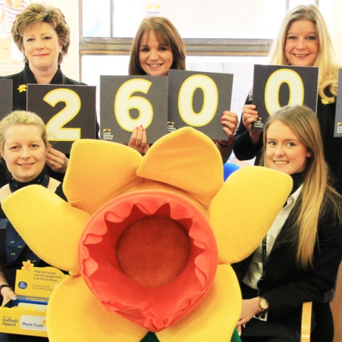 L-R, are Christine Hamilton-Stewart, Michelle Capell and Siobhan Drane. Front row, L-R, are Rebecca Blow, Daffy and Jessica Bradshaw
