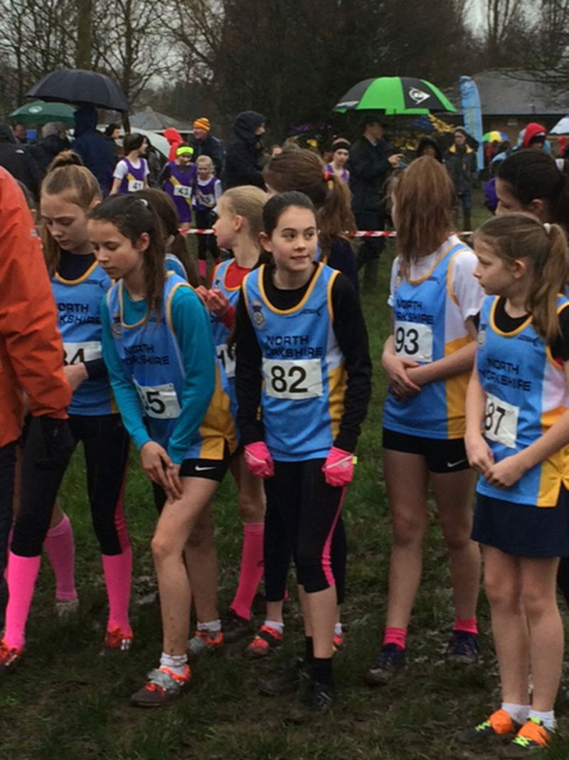 Rose Forrest on the start line