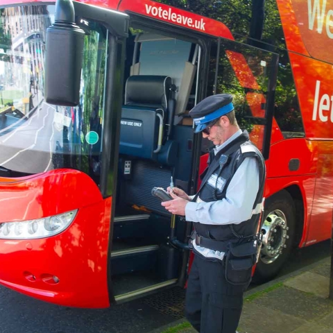 Battle Bus receives ticket