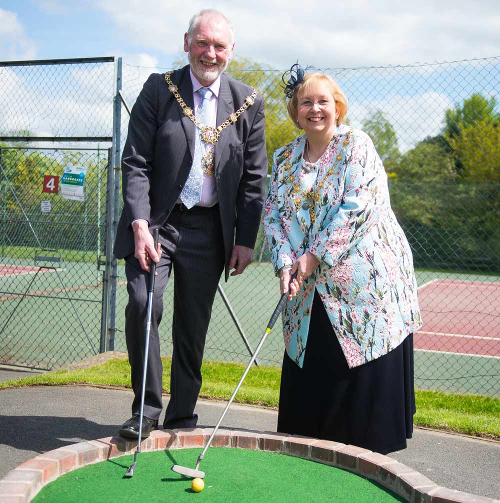 The Mayor (Councillor Nigel Simms) was joined by the Mayoress Lynn Simms