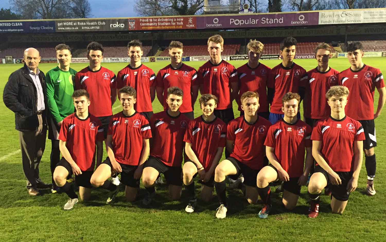 Harrogate Grammar Senior Football team