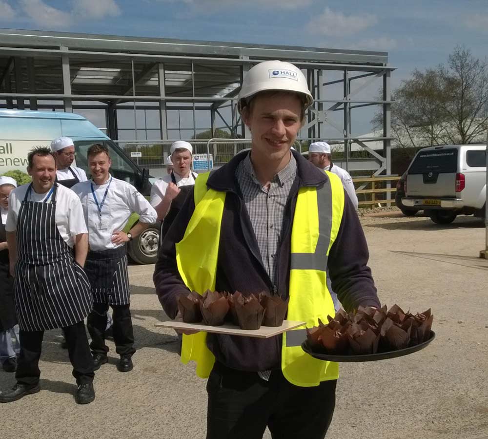 Harrogate College catering students bake for the builders