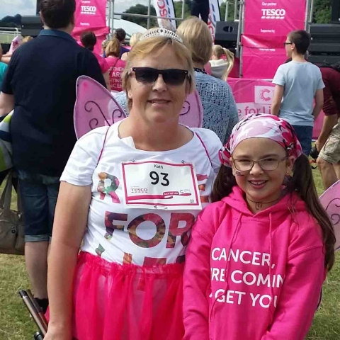 Kath Materson, who was treated for a spinal tumour