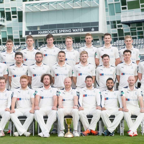 Yorkshire CCC sponsored by Harrogate Spring Water