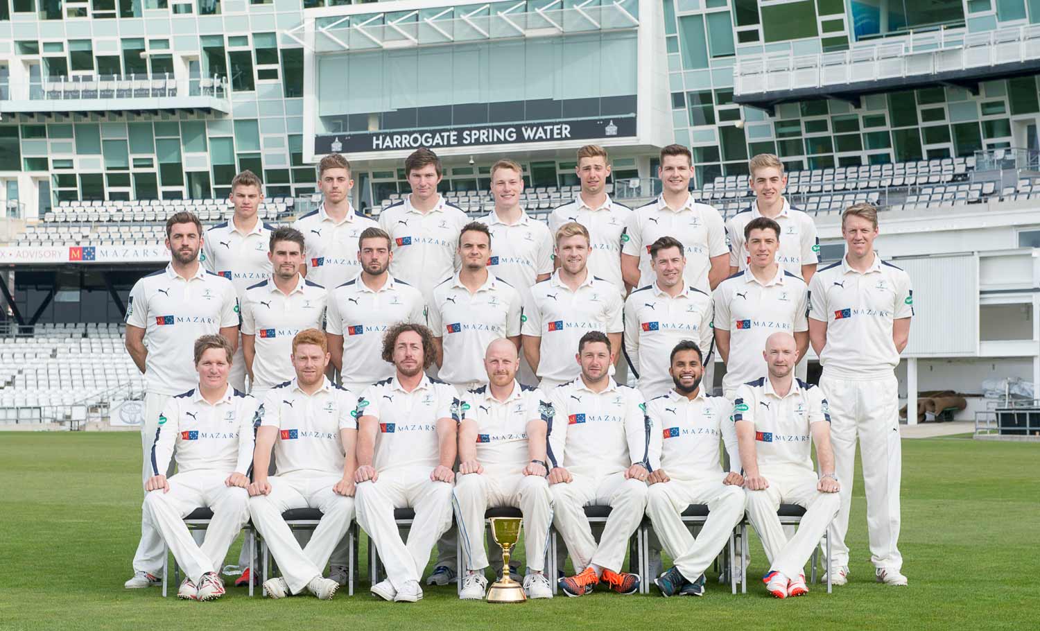 Yorkshire CCC sponsored by Harrogate Spring Water
