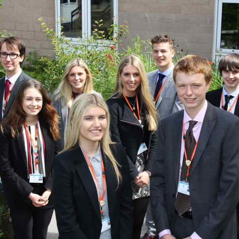 Harrogate Grammar Head boy and girls
