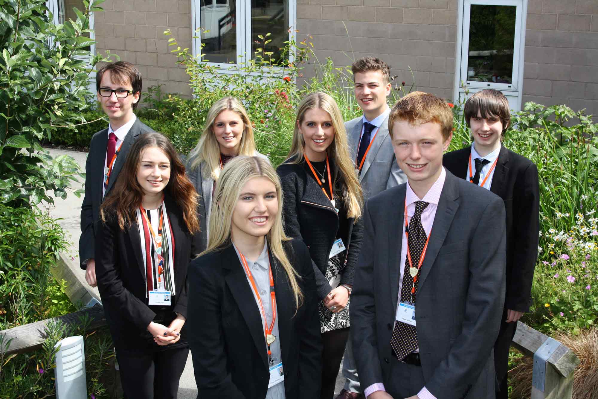 Harrogate Grammar Head boy and girls