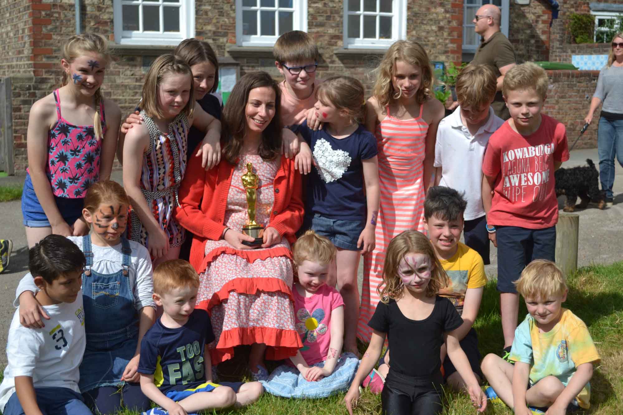 Oscar winner Serena Armitage recently visited her old school