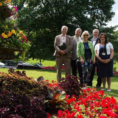 The Britain in Bloom judging team