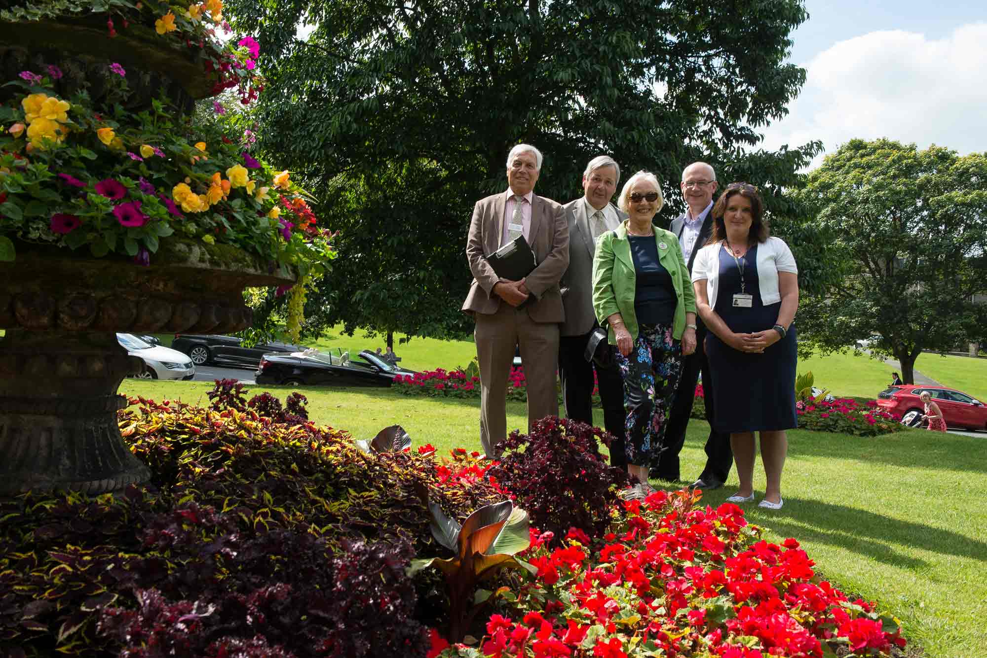 The Britain in Bloom judging team