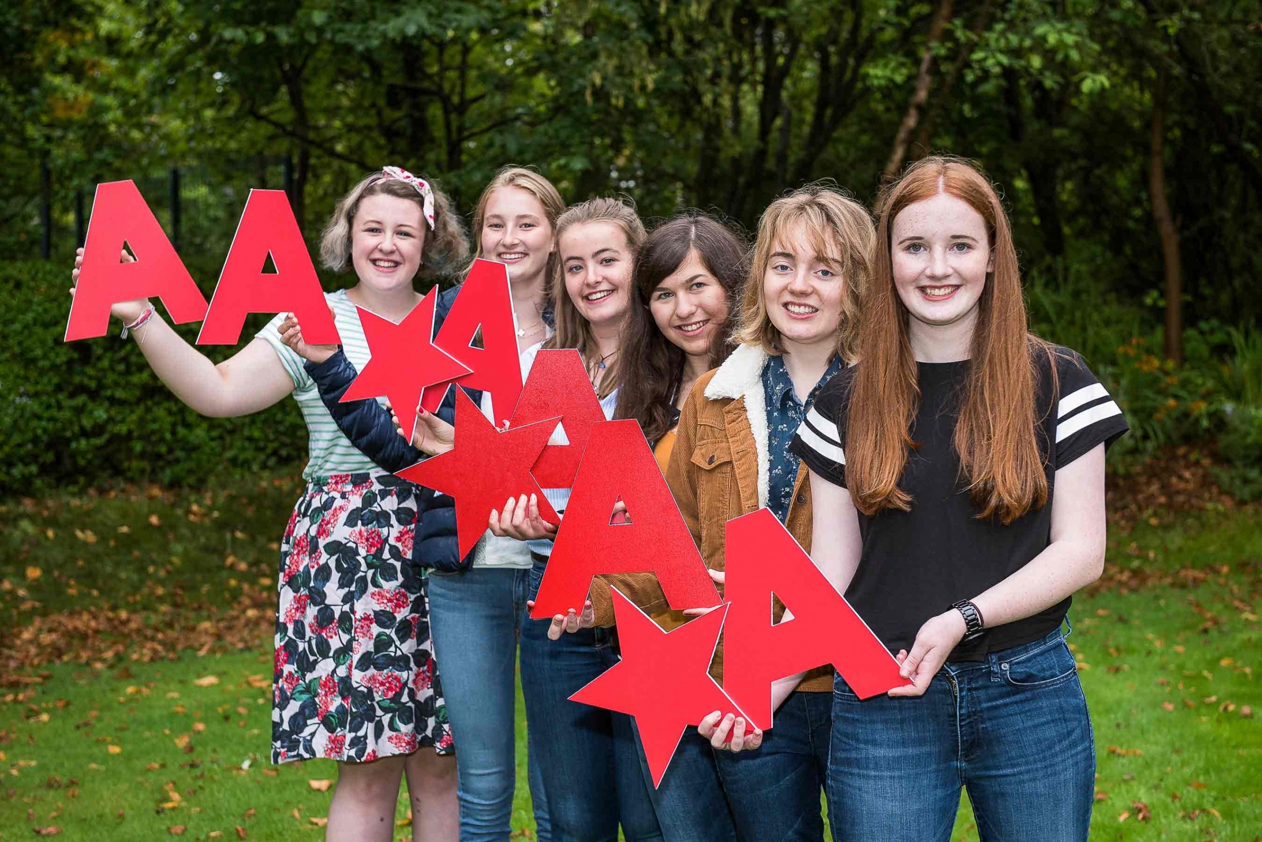 Harrogate Ladies’ College pupils celebrate an outstanding set of GCSE results.