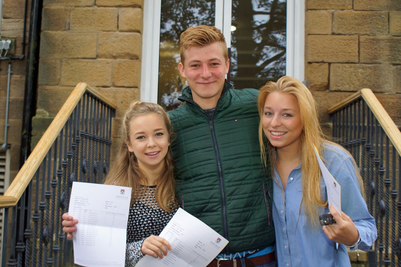 Will Smith and Lizzie Cormack who both achieved three A grades each