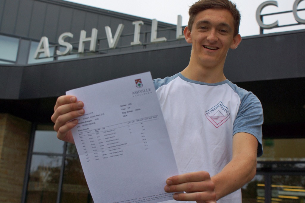 Ed Keen who achieved three A*s