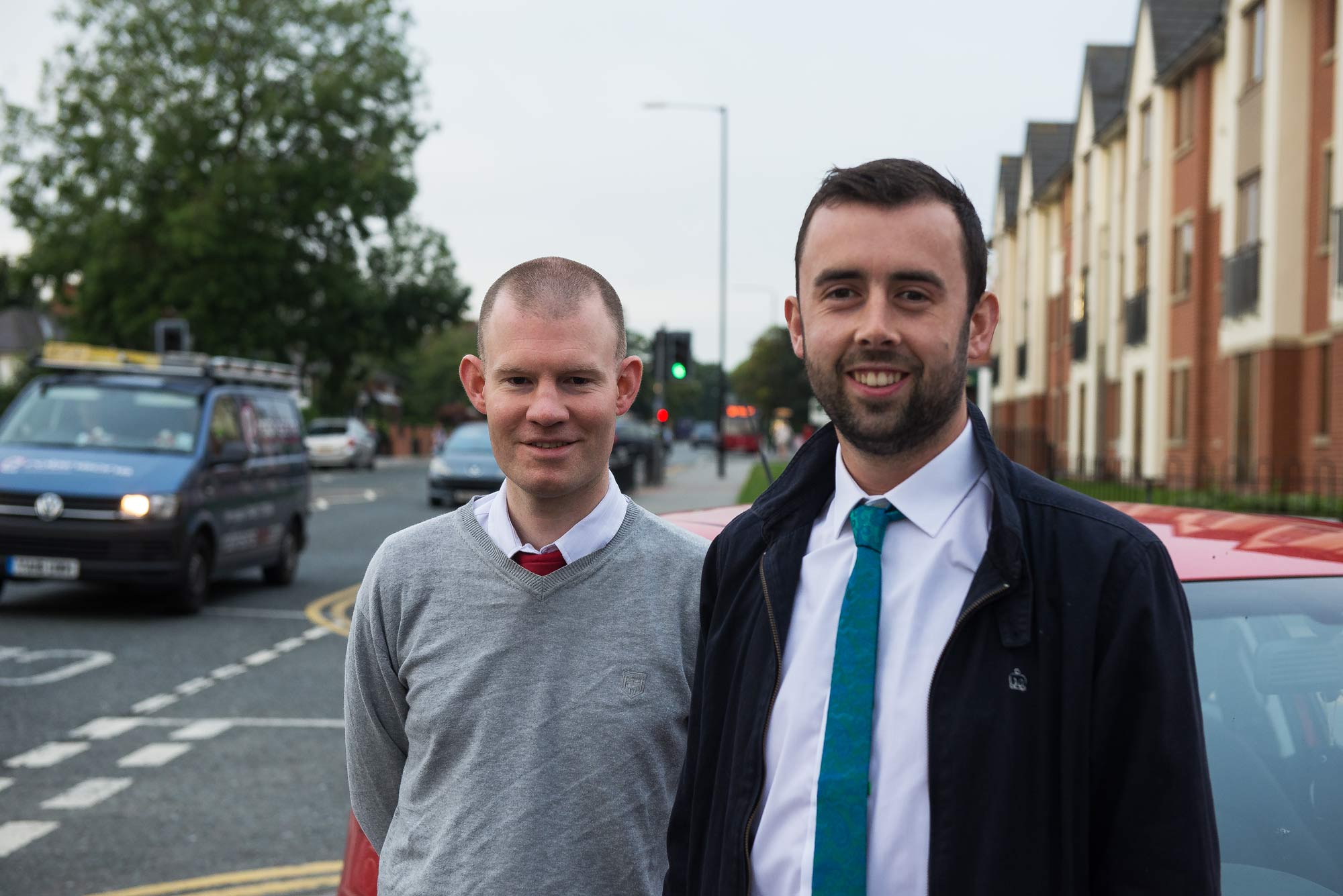 Lenny Wright and Andy Rhodes registered on harrogatecarshare.com and discovered that they had a similar route to work