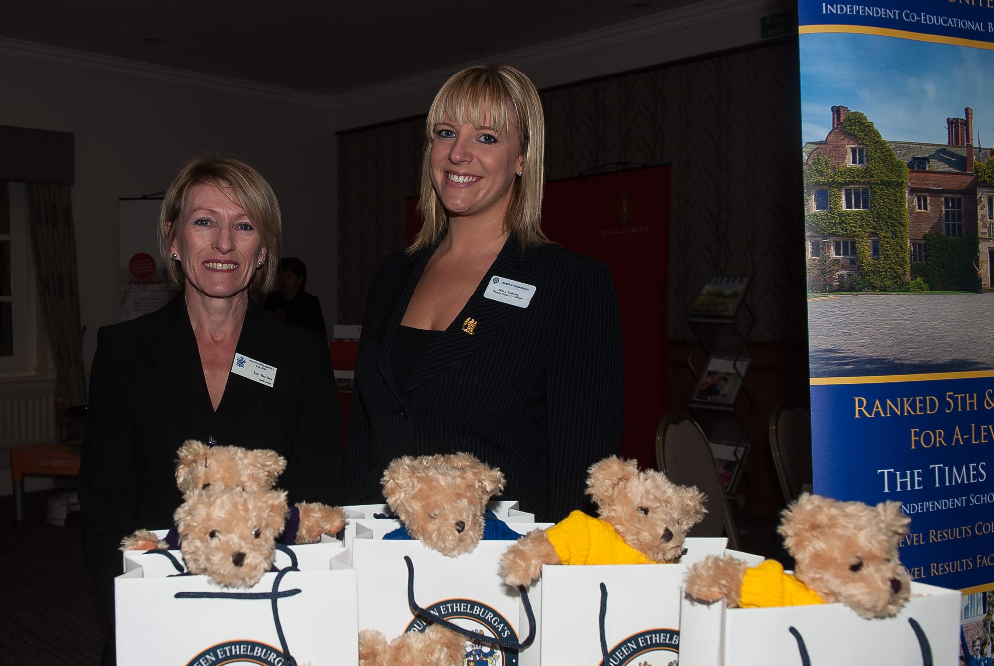 Toni Harrison, Admissions Manager and Lauren Blakeley, Deputy Head of College - Queen Ethelburga's
