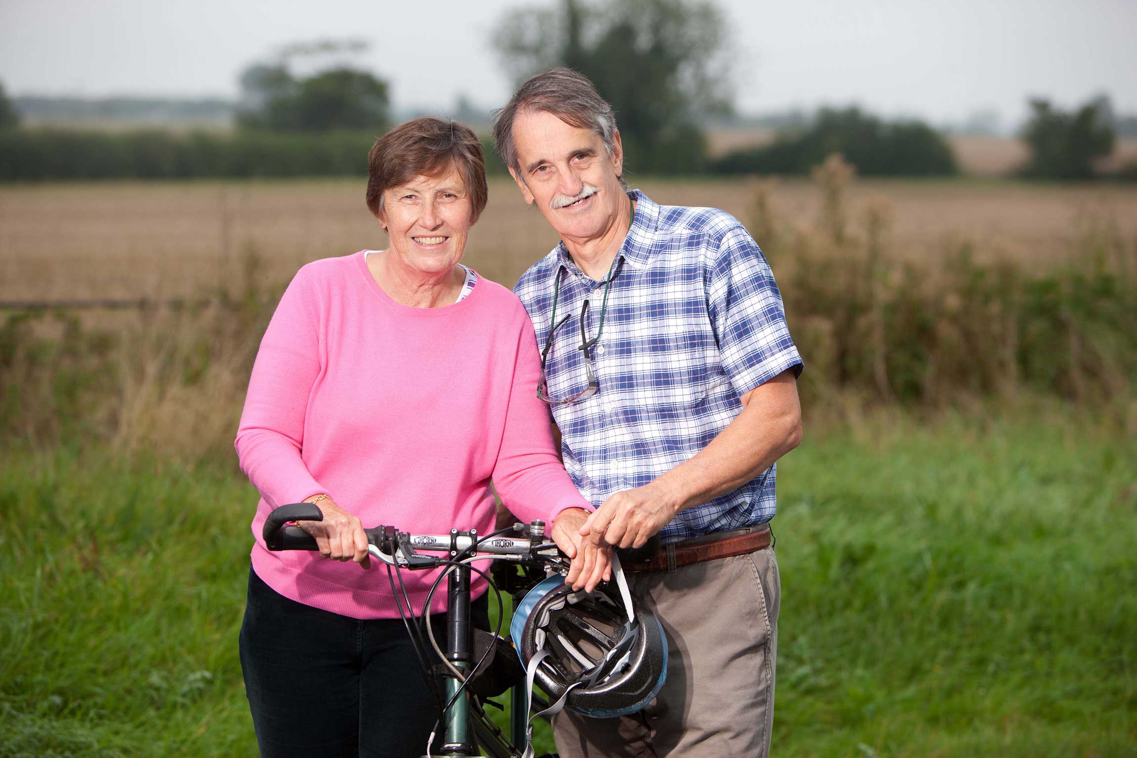 Karen Coram is now looking forward to riding tandem with her husband Bruce following her accident – but her family have banned her from riding alone