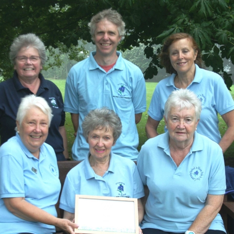 Starbeck in Bloom celebrate their success at this year’s Yorkshire in Bloom awards