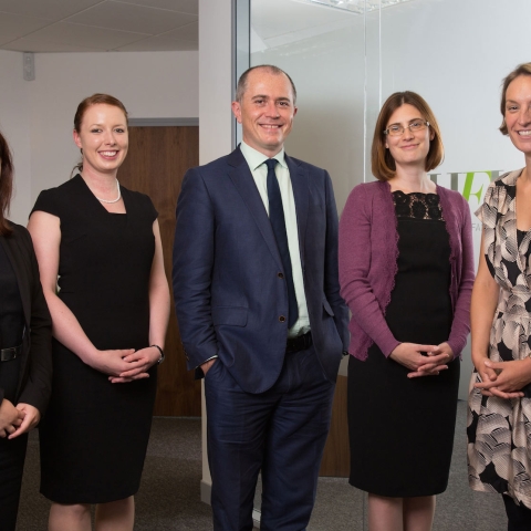 Laura Mounsey, Emma Doughty, Andrew Meehan, Ellie Foster and Claudia Gilham