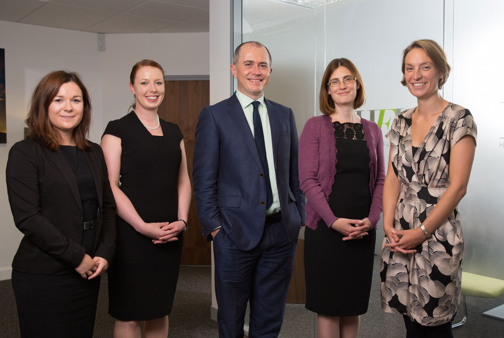 Laura Mounsey, Emma Doughty, Andrew Meehan, Ellie Foster and Claudia Gilham