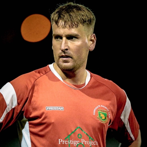 Mike Morris, a firm fan favourite, who made his return to Station View last night and played for the club for the first time in over a year