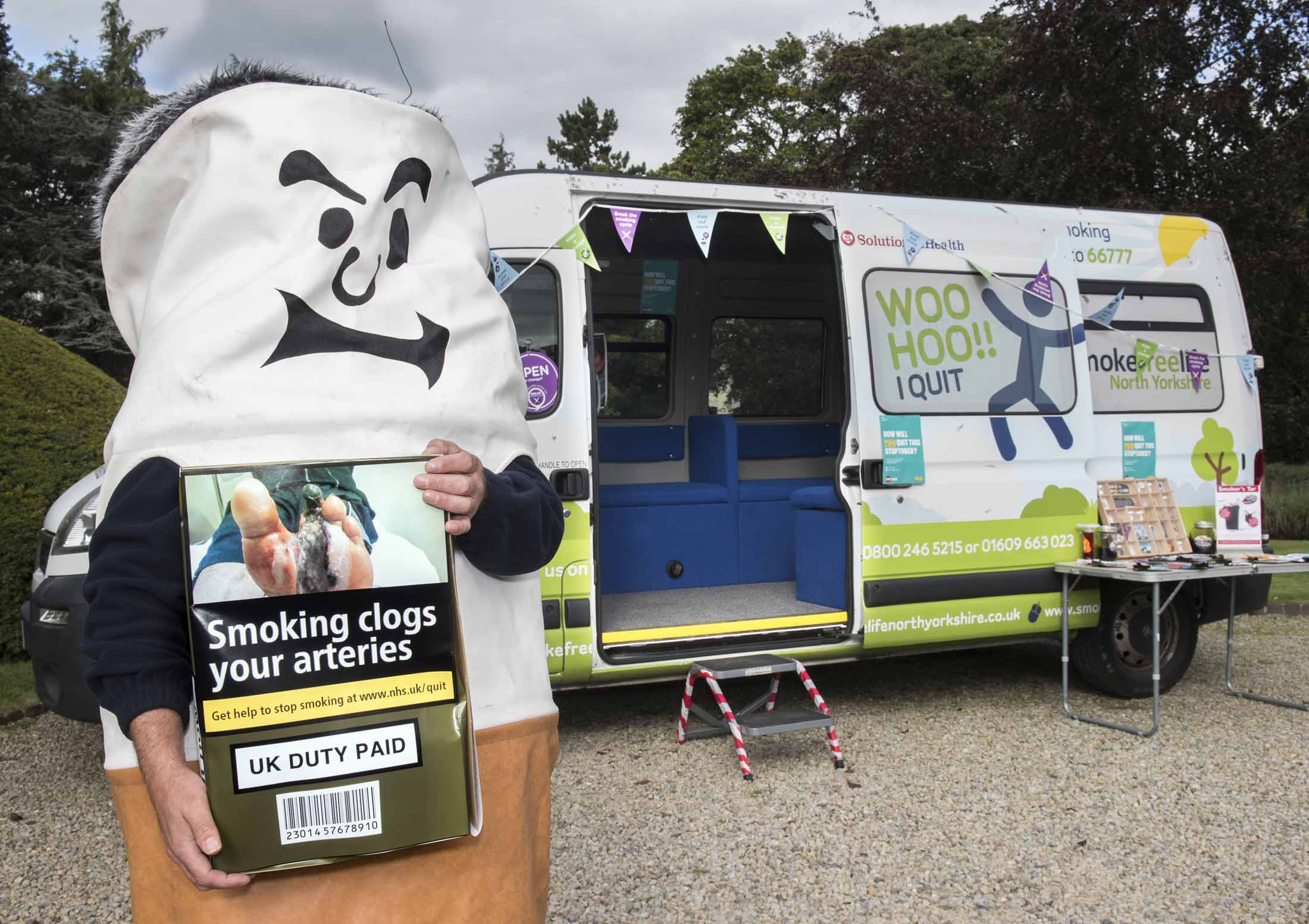 Wellness on wheels - Smokefreelifenorthyorkshire has a mobile clinic which tours the county