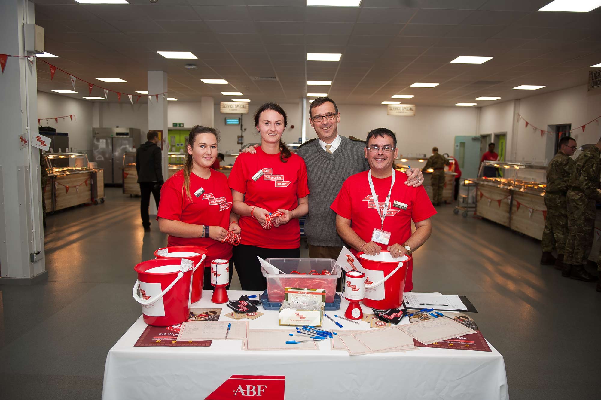 The ABF charity fundraising team